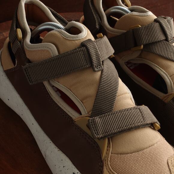 Camper Sandals Mens Size EU 44 US 10.5 Tan Brown Peu Stadium Hybrid Sneaker Shoe - Picture 5 of 14